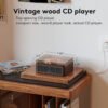 Caronsort Y-CD-146 Retro CD Player-Brown
