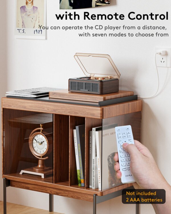 Caronsort Y-CD-146 Retro CD Player-Brown