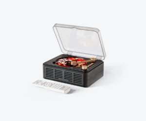 Caronsort Y-CD-146 Retro CD Player-Black