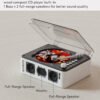 Caronsort Y-CD-146 Retro CD Player-White