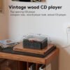 Caronsort Y-CD-146 Retro CD Player-Black