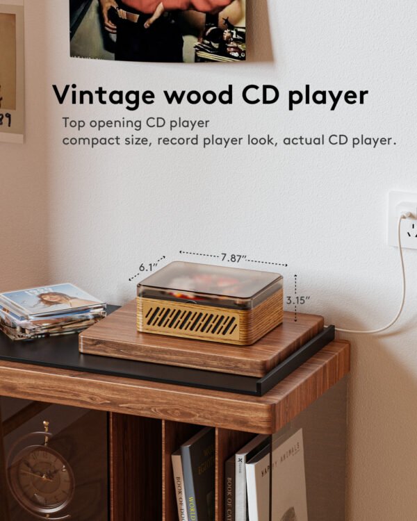 Caronsort Y-CD-146 Retro CD Player-Yellow