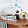 Caronsort Y-CD-146 Retro CD Player-White