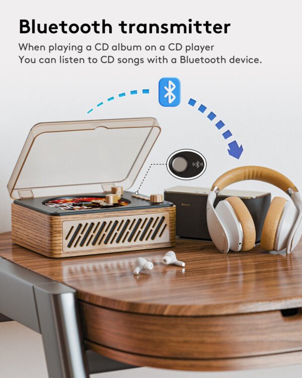 Caronsort Y-CD-146 Retro CD Player-Yellow